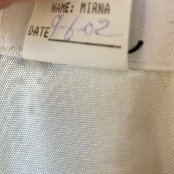 Mica Vintage Floral Lace White Pink Purple Dress Size XS - Picture 10 of 10